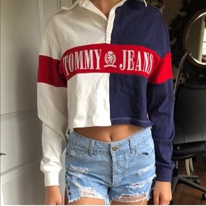 cropped tommy hilfiger